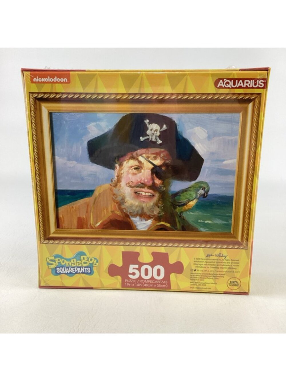 SpongeBob SquarePants Painty the Pirate 500 Piece Jigsaw Puzzle Aquarius Sealed - Picture 3 of 6
